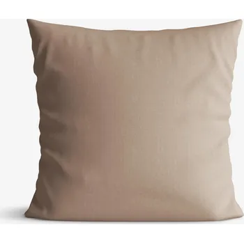Povlak na dekorativní polštářek Bavlněný povlak na polštář - kávový hnědý 30 x 50 cm