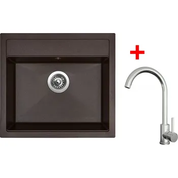 Nerezový dřez Sinks SOLO 560 Marone + ARCO celonerezová