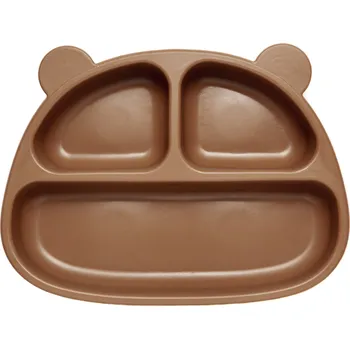 Miseczka Kidnort hnědá silikonová (miska)