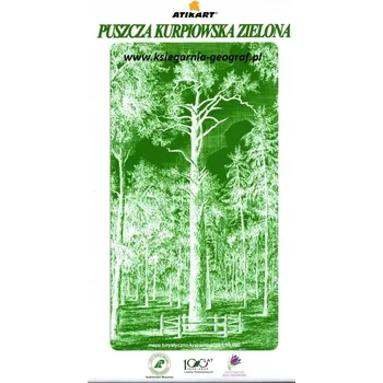 PUSZCZA KURPIOWSKA ZIELONA mapa 1:75 000 Kolektiv autorů
