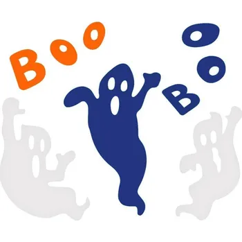 samolepka Gelové samolepky Duchové/BOO, 20x20 cm