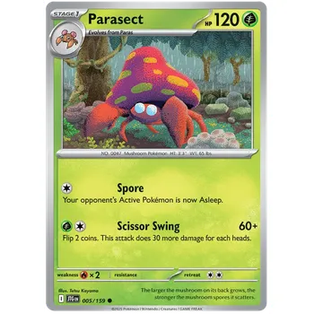 Karetní hra Pokémon TCG Parasect 005/159