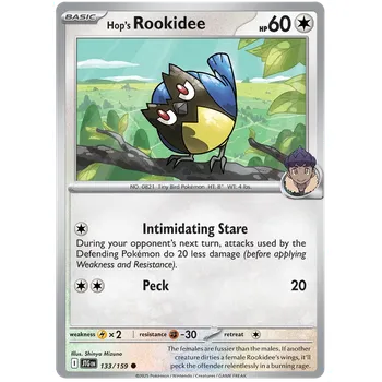Sběratelská karetní hra Pokémon TCG Hop´s Rookidee 133/159