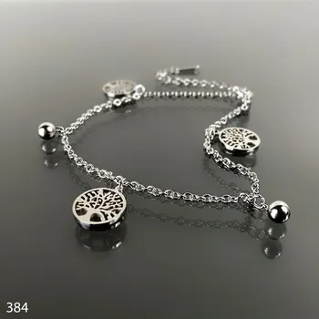 Řetízek Ocelový řetízek na nohu č. 384