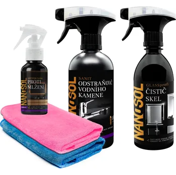 Čisticí prostředek do koupelny Nanosol 90000113 sada čistících prostředků do koupelny 5 ks