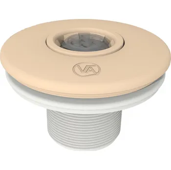 Tryskový set VA, s mosaznými zástřiky, pro fóliové bazény, připojení lepením 50 mm, písková (RAL1015)