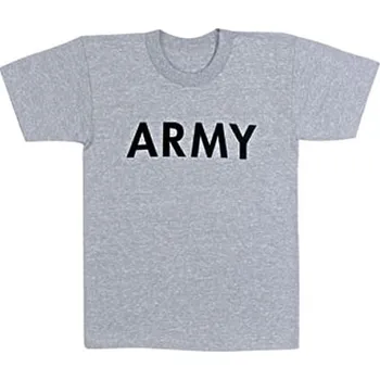 Pánské tričko Triko dětské s nápisem ARMY ŠEDÉ M - Skladem