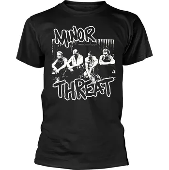 Pánské tričko Minor Threat Xerox Black 2XL Tričko