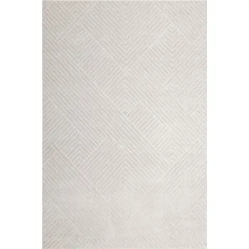 Koberec Koberec Matara N963A linie, světle šedý / krémový