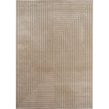 Koberec Koberec Nova 3D geometrie, béžový