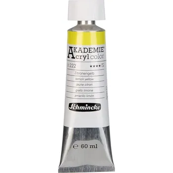 Vodová barva Schmincke Akademie Akrylová barva 222 Lemon Yellow 60 ml 1 ks