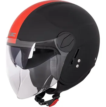 Helma na motorku W-Tec Vernante Black Matt/Corsa Red