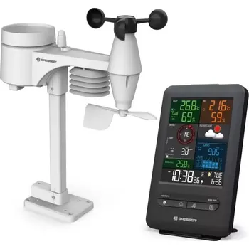 Meteostanice Profi meteostanice BRESSER 5-v-1 Beaufort s barevným displejem