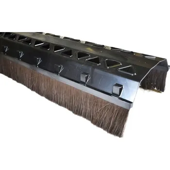 Pás větrací s kartáčem 180/65 mm, 1 m – hnědá