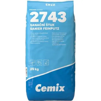 Omítka Štuk sanační Cemix 2743 0,7 mm – 25 kg