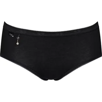 Dámské spodní prádlo sloggi Basic H Pearl Midi 2P Black - 0004 10221612*0004 Velikost: 38