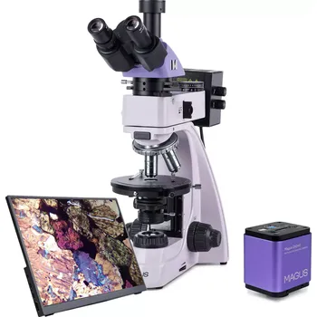 Mikroskop Mikroskop MAGUS Pol D850 LCD (50-600x) s kamerou