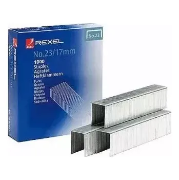 Spona do sešívačky Drátky do sešívaček Rexel 23/17 1000ks