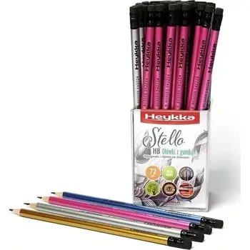 Kresba Heykka tužka Stello HB mix barev, 72ks