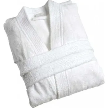 Dámský župan Caretrade Župan, froté kimono, bílý Velikost: XL