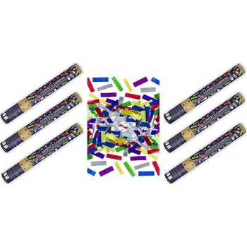 SADA Konfety 40cm metalické barevné mix 6 ks