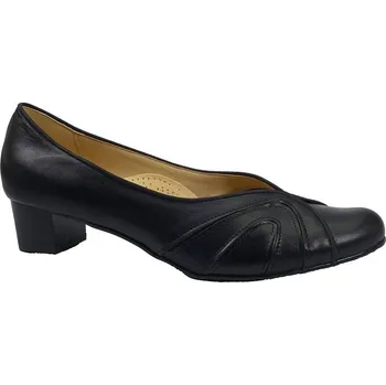 Dámské lodičky Vycházková obuv-lodičky, De-Plus, šíře G 1/2, černá: Černá Hladká kůže 29 44 G 1/2 - lehce rozšířená (30038-12082)