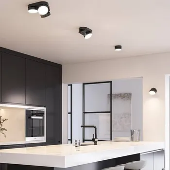 Lampička LUTEC LED stropní bodové světlo Stanos CCT 2zdroje černá černá, bílá LED 13,6 W celkem - Doprava zdarma