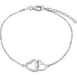 Silvego Jemný stříbrný řetízek na ruku se Srdíčky SMJB060RN3ZT + 2 měsíce na vrácení zboží