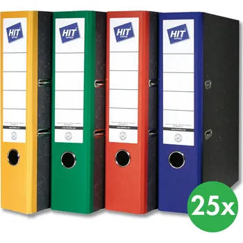 HIT Office Pákový pořadač s barevným hřbetem - šířka 5 cm, modrá