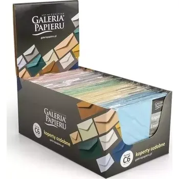 Obálka Obálky C6 mix metalické barvy, 45bal./DISPLAY