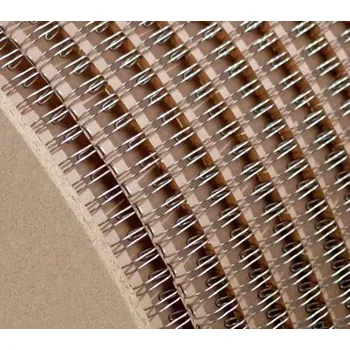 Vázací hřbet Drátěná vazba prům. 11 mm 7/16" počet závěsů 34.000 barva - stříbrná dělení 3:1