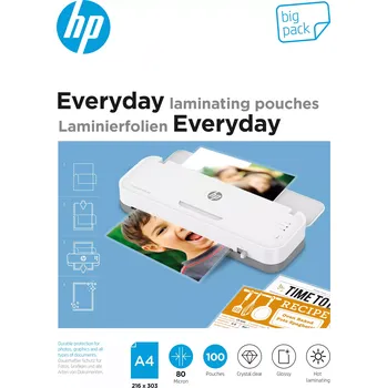 Laminovací fólie Laminovací fólie HP Everyday A4 80 Micron Big Pack, 100 ks