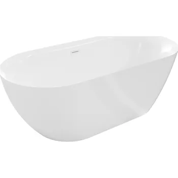 Vana Mexen Roxy volně stojící vana 170 x 80 cm, bílá, bílý přepad - 51201708000-20 Volně stojící vany