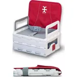 Skládací dětský podsedák na židli Nikidom Flat Pack, červený