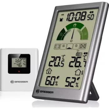 Meteostanice Teploměr-vlhkoměr BRESSER s doporučením ventilace VentAir V