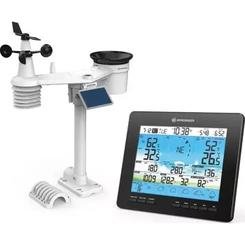 Meteostanice Profi meteostanice BRESSER 4CAST PRO Wi-Fi 7-v-1 ,solární senzor, 6-denní předpověď