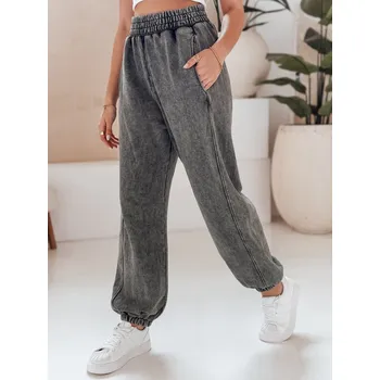 Dámské kalhoty casual DREY UY2021 Barva: Světle Šedá, Velikost: M/L