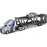 Mack Anthem + BMW 3 Series M3 1988 1:64 - Maisto Mack Anthem with BMW M3 - kovový model auta 1/43
