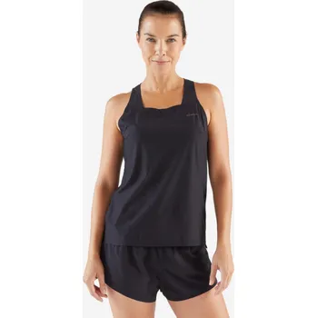 Pánské tričko KIPRUN Dámské běžecké tílko Run 900 Light L ČERNÁ