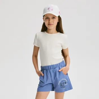 Dívčí sukně Reserved - Šortky Snoopy - ocelově modrá - 898GT-95X - 898GT-95X-146