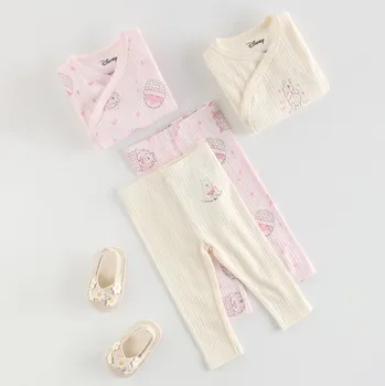 Reserved - Legíny Medvídek Pú 2 balení - pastelově růžová - 222EP-03X - 222EP-03X-62