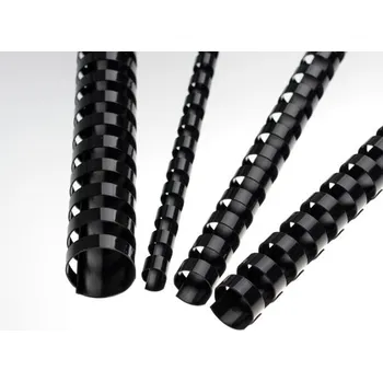 Vazač Fellowes Plastové hřbety 12,5 mm, černé LAMRE21DR12N LAMRE21DR12N