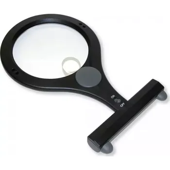 Lupa Zvětšovací lupa s osvětlením na krk Carson LumiCraft LC-15 - 2x; 4x (110mm)