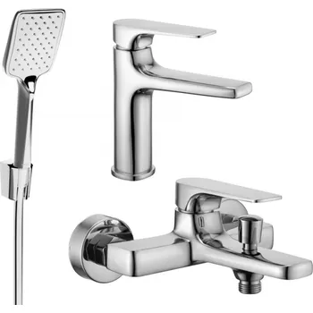 Vodovodní baterie Mexen Lynx R62 koupelnová sada, chrom - 745903R62-00 Bateriové soupravy