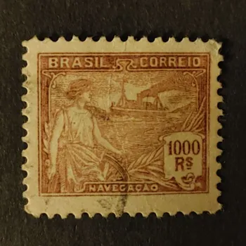 Sběratelství Známka Brazílie, 1000 R, Mi.228a#