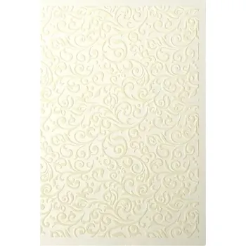 Barevný papír Galeria Papieru ozdobný papír Flock 220g, 5ks Barva: Ivory