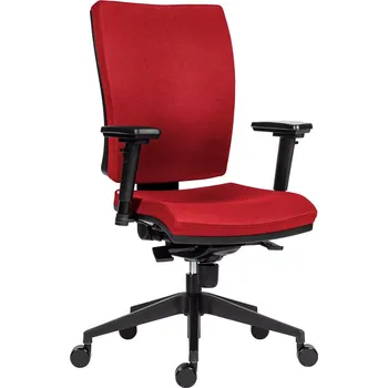 Kancelářská židle Antares 1580 SYN GALA PLUS SL + područky AR08 červená