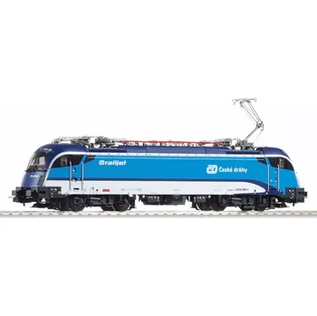 Vláček a vláčkodráha Piko Elektrická lokomotiva vč. dig. dekodéru Rh 1216 Taurus se 4 pantografy ČD VI - 59845