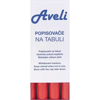 Popisovače sada AVELI červené