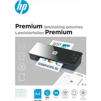 Laminovací fólie Laminovací fólie HP Premium A4 250 Micron, 50 ks